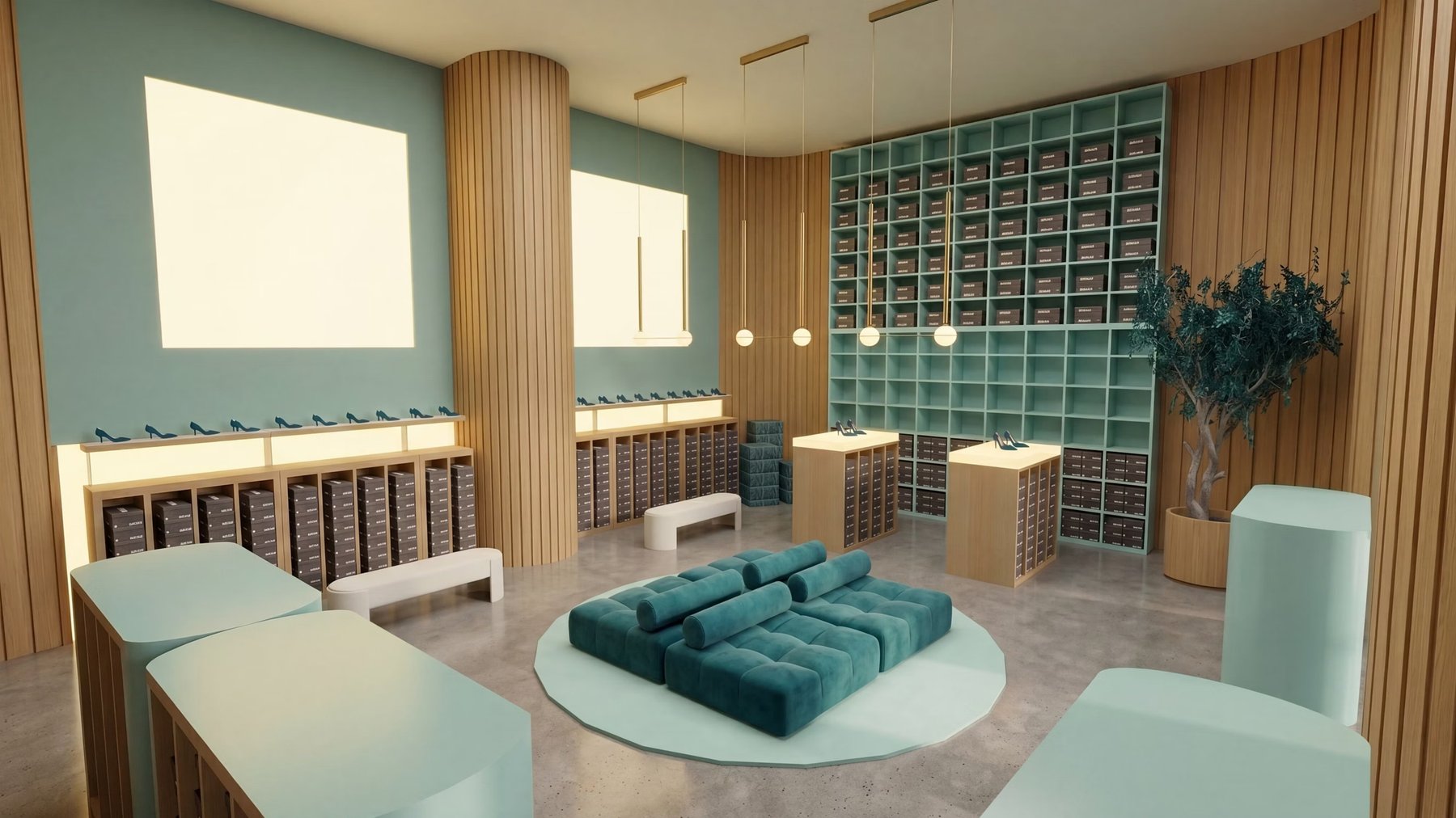 The Annex — mint interior study