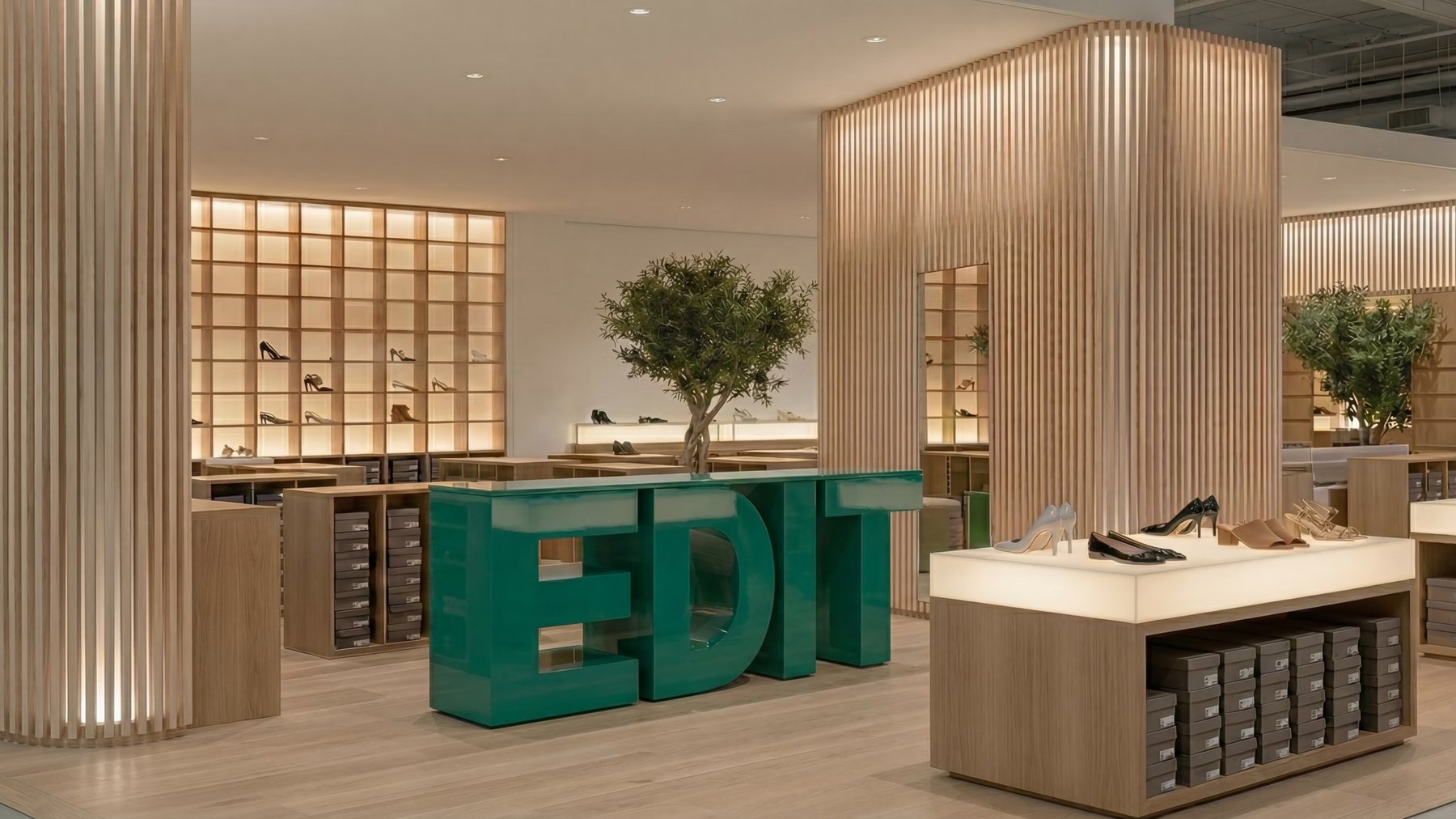 The Gallery — emerald EDIT sculptural bench