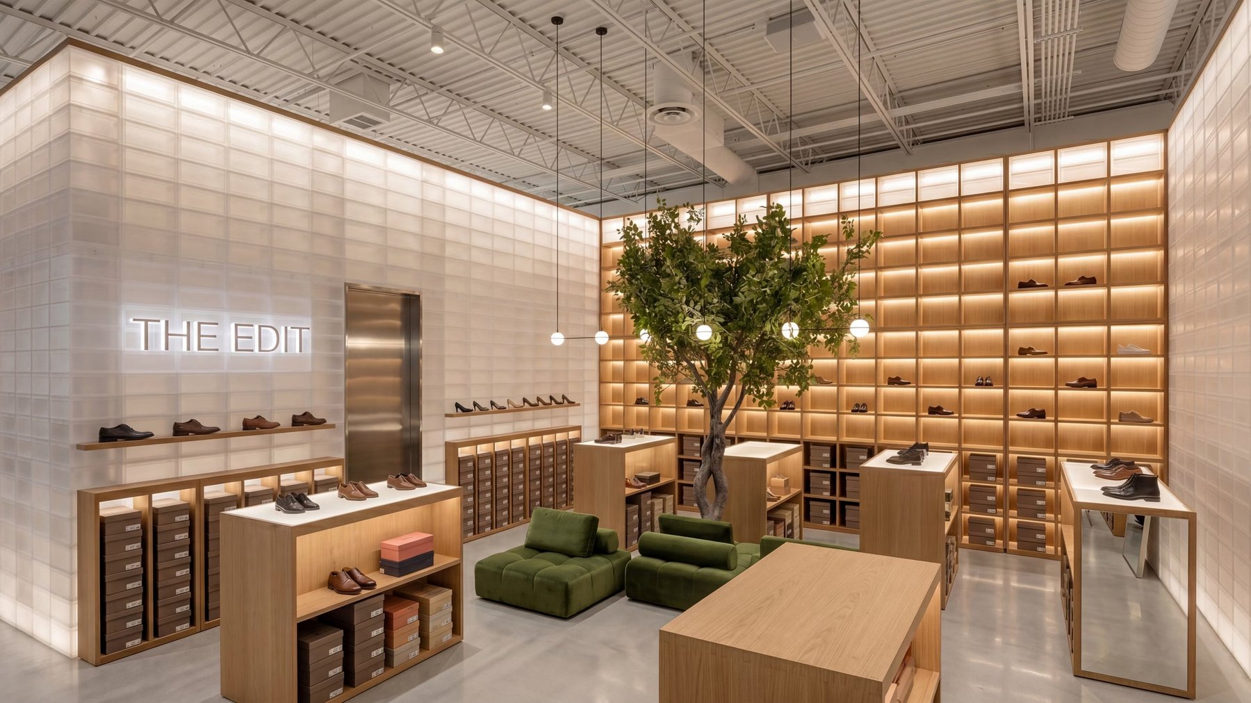 The Gallery — men's translucent brick